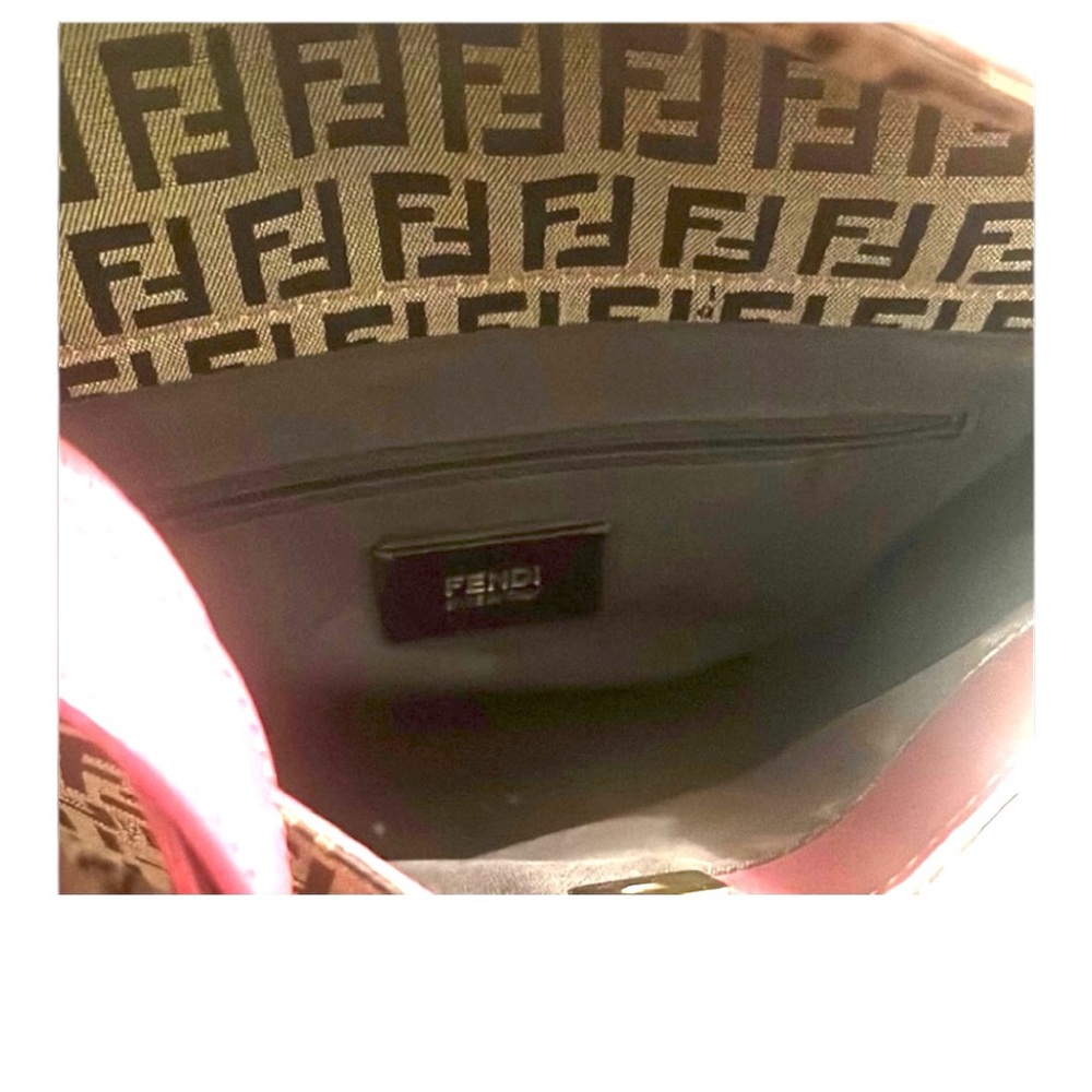 FENDI Tan and Pink Crossbody Bag - Picture 8 of 14